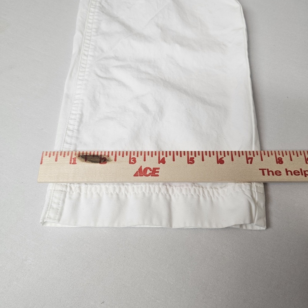 LRL Lauren Ralph Lauren Cargo Pants Womens Size 8P 8 Petite White Pockets EUC - Picture 10 of 10